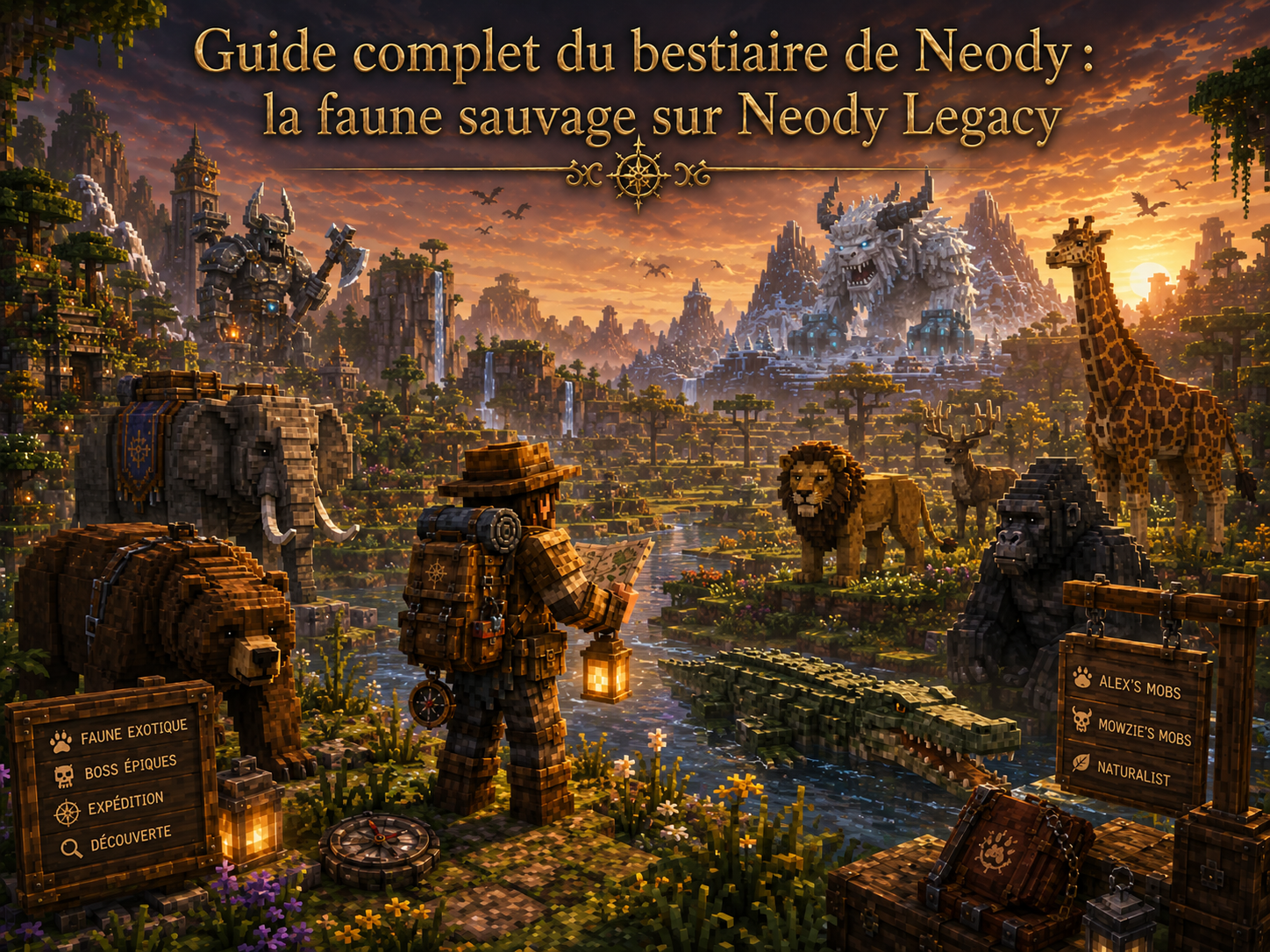 Bestiaire de Neody : la faune sauvage
