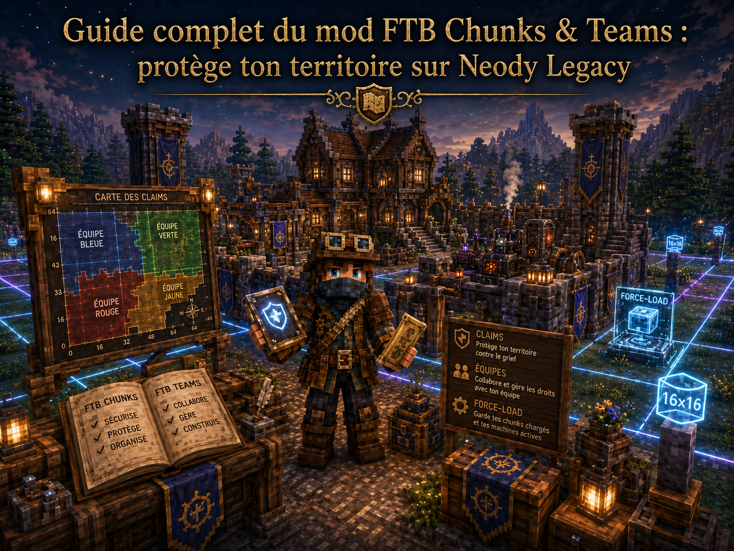 FTB Chunks & Teams : protège ton territoire