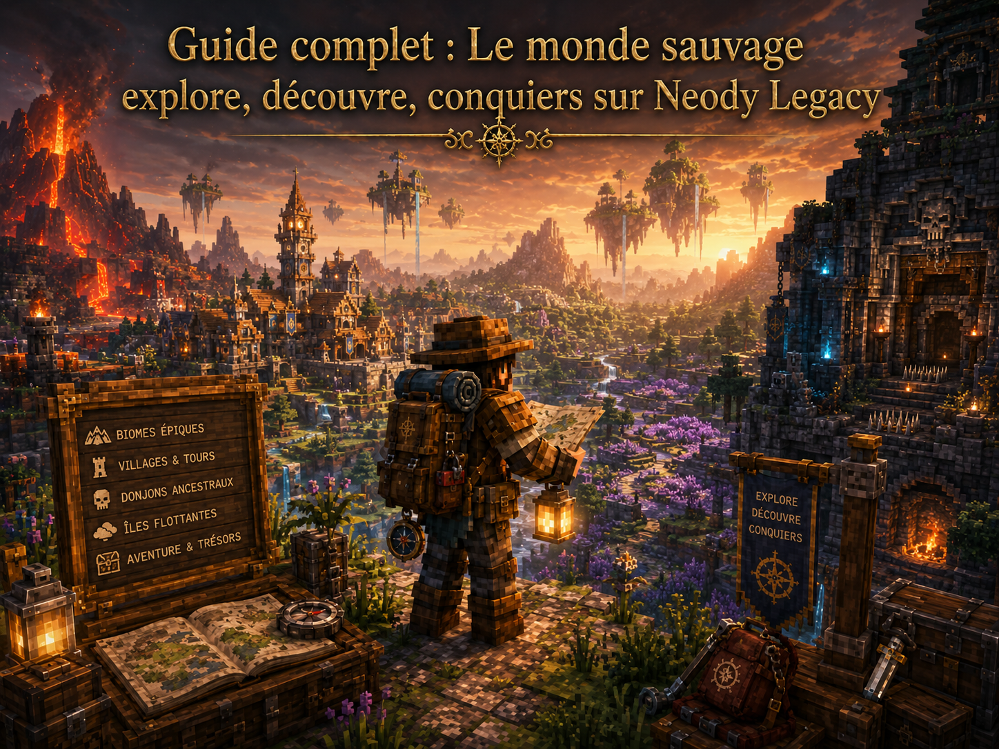 Le monde sauvage : explore, découvre, conquiers