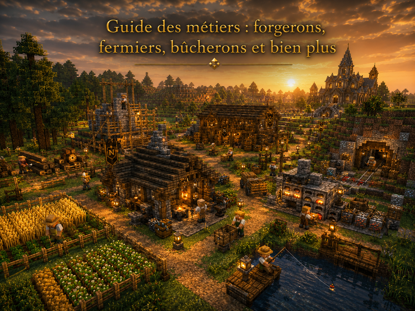 Guide des métiers : forgerons, fermiers, bûcherons et bien plus