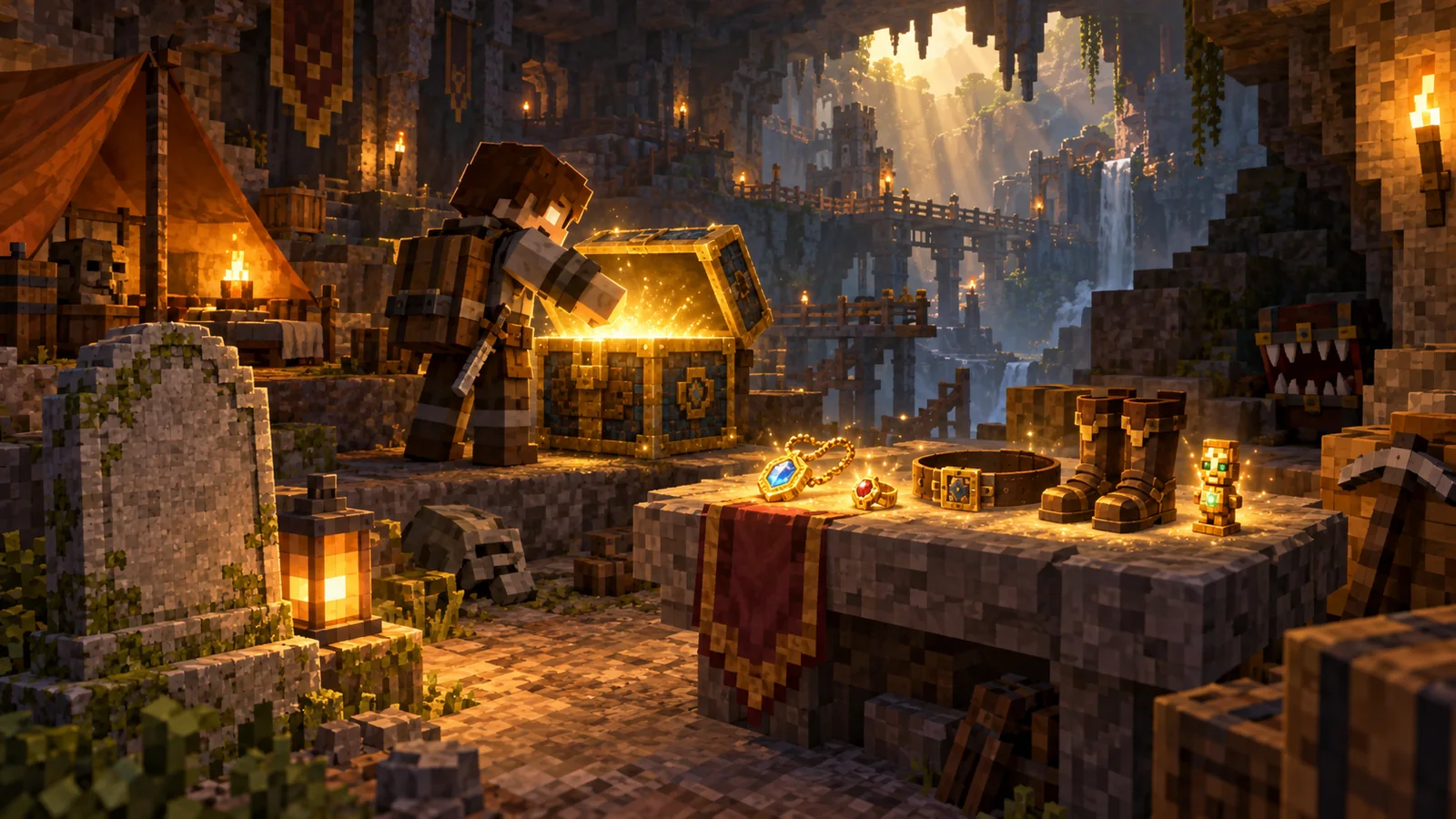 Reliques et accessoires : trouver, équiper, conserver