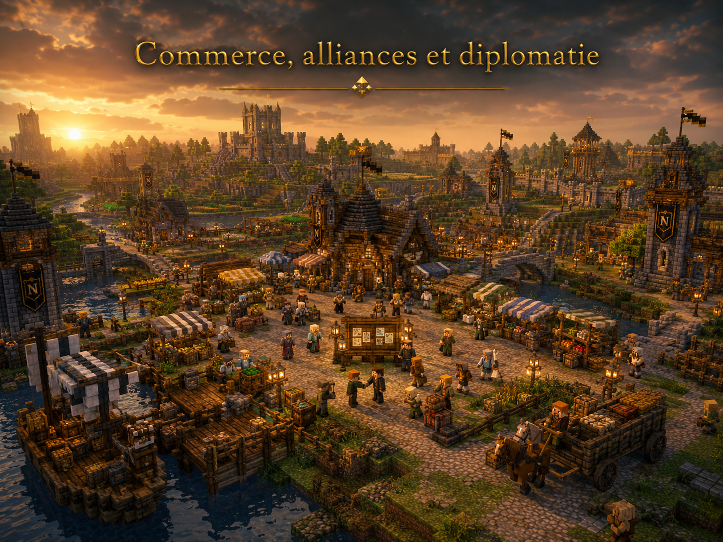 Commerce, alliances et diplomatie : faire vivre le royaume ensemble